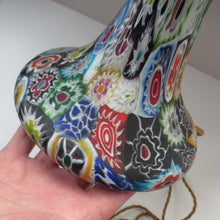 Load image into Gallery viewer, Vintage Fratelli Toso Millefiori Tutti Frutti Glass Lamp Base
