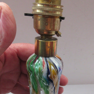 Vintage Fratelli Toso Millefiori Tutti Frutti Glass Lamp Base