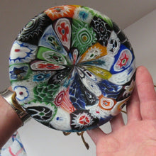 Load image into Gallery viewer, Vintage Fratelli Toso Millefiori Tutti Frutti Glass Lamp Base
