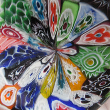 Load image into Gallery viewer, Vintage Fratelli Toso Millefiori Tutti Frutti Glass Lamp Base
