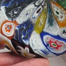 Load image into Gallery viewer, Vintage Fratelli Toso Millefiori Tutti Frutti Glass Lamp Base
