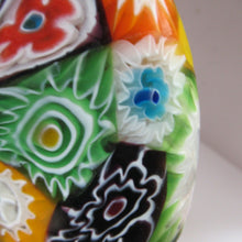 Load image into Gallery viewer, Vintage Fratelli Toso Millefiori Tutti Frutti Glass Lamp Base
