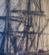 Load image into Gallery viewer, Frank Brangwyn Drypoint Etching. Towing a Ship. Pencil Signed

