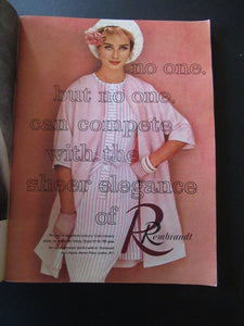 Vintage 1960s Flair Magazine with Women's Fashion