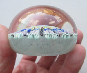 Vintage 1970s Perthshire Paperweight - 13 Spokes Scottish Glass