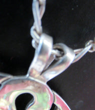 Load image into Gallery viewer, Vintage Shetland Silver Three Nornes Swans Pendant
