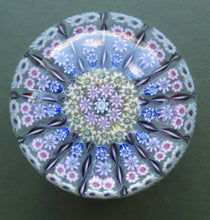 Load image into Gallery viewer, Vintage 1970s Perthshire Paperweight - 13 Spokes Scottish Glass
