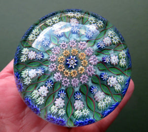 Vintage 1970s Perthshire Paperweight - 13 Spokes Scottish Glass