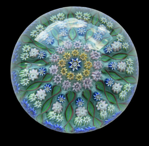 Vintage 1970s Perthshire Paperweight - 13 Spokes Scottish Glass