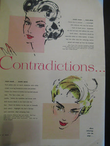 1950s Woman's Fashion Magazine Woman and Beauty UK