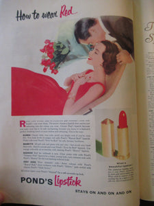 1950s Woman's Fashion Magazine Woman and Beauty UK