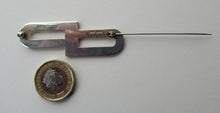 Load image into Gallery viewer, Vintage 1996 Silver and 9ct Rose Gold Contemporary Designer Brooch by William and Christina Steensons
