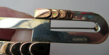 Load image into Gallery viewer, Vintage 1996 Silver and 9ct Rose Gold Contemporary Designer Brooch by William and Christina Steensons
