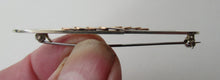 Load image into Gallery viewer, Vintage 1996 Silver and 9ct Rose Gold Contemporary Designer Brooch by William and Christina Steensons
