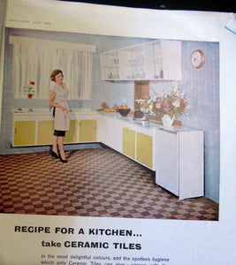 1961 Interior Design Magazine Ideal Home UK 