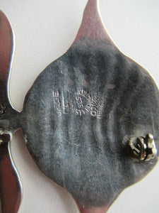 Mexican Silver Fish Brooch