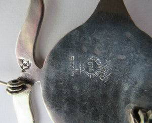 Mexican Silver Fish Brooch