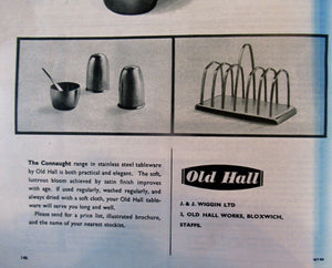 1961 Interior Design Magazine Ideal Home UK 