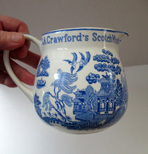 Load image into Gallery viewer, Vintage Crawfords Liqueur Scotch Whisky Jug with Willow Pattern
