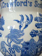 Load image into Gallery viewer, Vintage Crawfords Liqueur Scotch Whisky Jug with Willow Pattern
