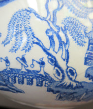Load image into Gallery viewer, Vintage Crawfords Liqueur Scotch Whisky Jug with Willow Pattern
