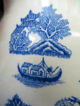 Load image into Gallery viewer, Vintage Crawfords Liqueur Scotch Whisky Jug with Willow Pattern
