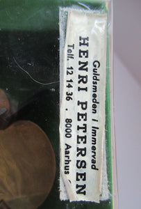 RARE 1970s Danish Cohr KAEMPE CLAUS Candleholder. In original packaging