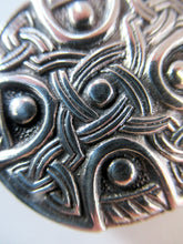 Load image into Gallery viewer, Vintage 1960s Scottish Celtic Hallmarked Silver Brooch by Robert Allison
