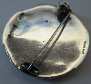 Vintage 1960s Scottish Celtic Hallmarked Silver Brooch by Robert Allison