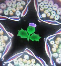 Load image into Gallery viewer, Caithness Glass for Edinburgh Crystal Limited Edition Thistle Paperweight
