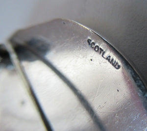 Vintage 1960s Scottish Celtic Hallmarked Silver Brooch by Robert Allison