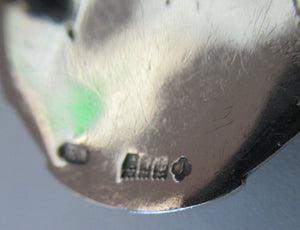Vintage 1960s Scottish Celtic Hallmarked Silver Brooch by Robert Allison