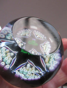 Caithness Glass for Edinburgh Crystal Limited Edition Thistle Paperweight