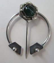 Load image into Gallery viewer, Vintage 1960s 1970s Scottish Silver Penannular Cloak Clasp
