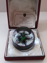 Load image into Gallery viewer, Caithness Glass for Edinburgh Crystal Limited Edition Thistle Paperweight
