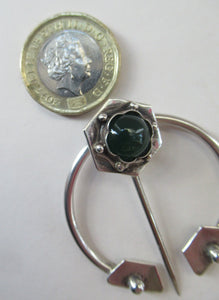 Vintage 1960s 1970s Scottish Silver Penannular Cloak Clasp