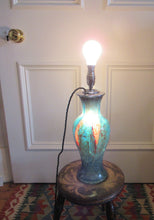 Load image into Gallery viewer, 1930s WMK Ikora Glass Lamp. Lights up Inside

