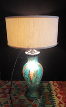 Load image into Gallery viewer, 1930s WMK Ikora Glass Lamp. Lights up Inside
