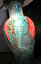 Load image into Gallery viewer, 1930s WMK Ikora Glass Lamp. Lights up Inside
