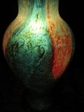 Load image into Gallery viewer, 1930s WMK Ikora Glass Lamp. Lights up Inside
