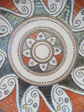 Load image into Gallery viewer, Charlotte Rhead Crown Ducal Wall Charger Arabian Scroll Pattern
