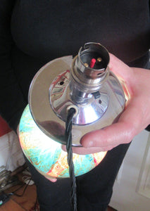 1930s WMK Ikora Glass Lamp. Lights up Inside
