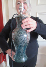 Load image into Gallery viewer, 1930s WMK Ikora Glass Lamp. Lights up Inside
