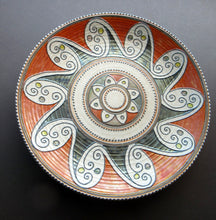 Load image into Gallery viewer, Charlotte Rhead Crown Ducal Wall Charger Arabian Scroll Pattern
