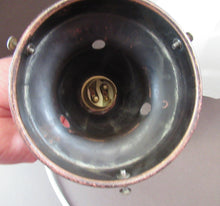 Load image into Gallery viewer, 1930s Art Deco White Glass Pendant Hanging LIght Shade with Copper Fittings
