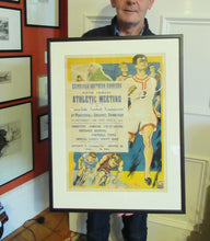 Load image into Gallery viewer, 1920s Edinburgh Southern Harriers Original Poster
