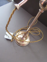 Load image into Gallery viewer, Antique Arts &amp; Crafts Brass Desk Lamp. Fully Moveable
