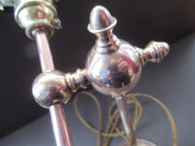 Load image into Gallery viewer, Antique Arts &amp; Crafts Brass Desk Lamp. Fully Moveable
