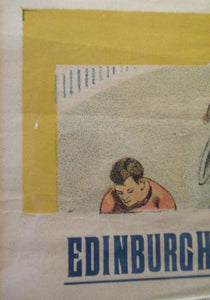 1920s Edinburgh Southern Harriers Original Poster