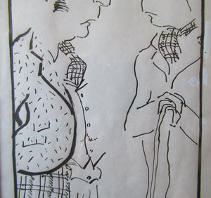 1970s Original Carton by Marc Boxer on Divorce in Scotland